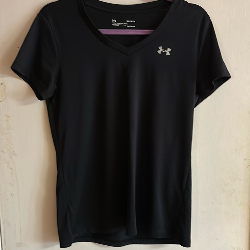 Under Armour shirt and shorts